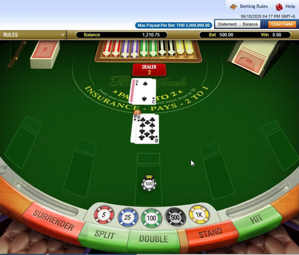 คำศัพท์Blackjack คำศัพท์Blackjack